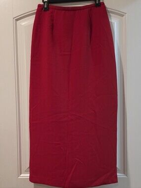 Emma James Bold Red Pencil Skirt
